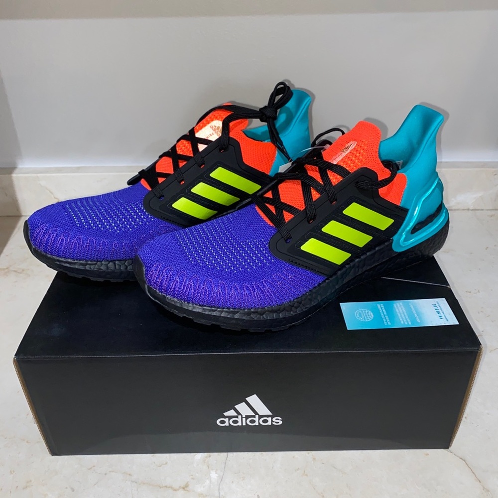 Adidas UltraBoost 20 Mens Size 11 Multicolor FV8332 Lightweight Running